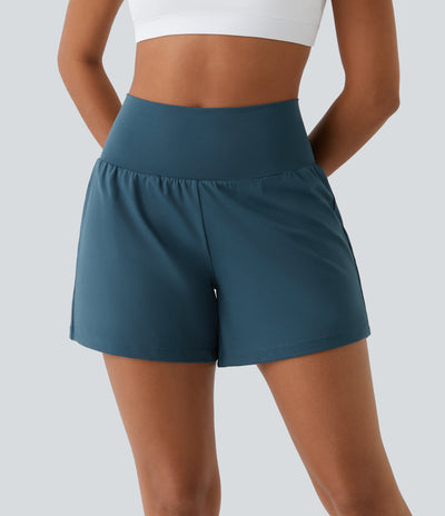 Margarethe Yoga Shorts - 2-i-1 Design, Høj Talje, Åndbart Stof-5