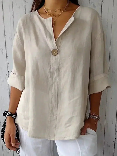 Annika | Stilfuld bluse med V-hals