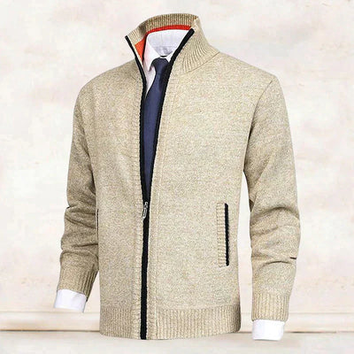 Carl | Cardigan med høj krave