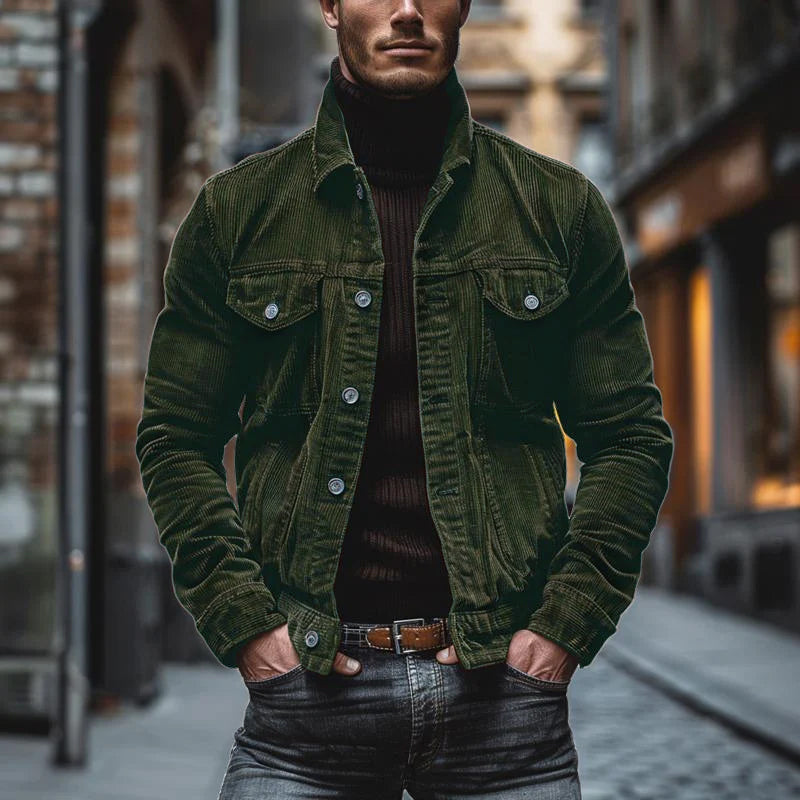 Laurits | Vintage fløjlsjakke med revers