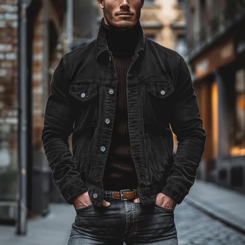 Laurits | Vintage fløjlsjakke med revers