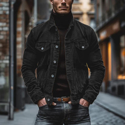 Laurits | Vintage fløjlsjakke med revers