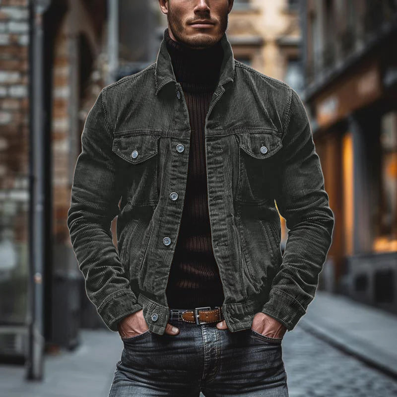 Laurits | Vintage fløjlsjakke med revers
