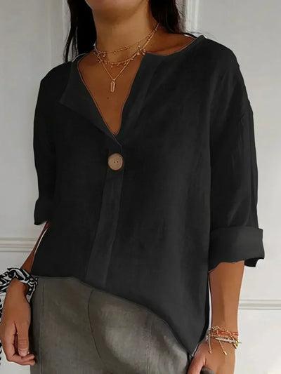 Annika | Stilfuld bluse med V-hals