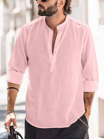Hugo Linen Shirt – Classic Design, Breathable-3