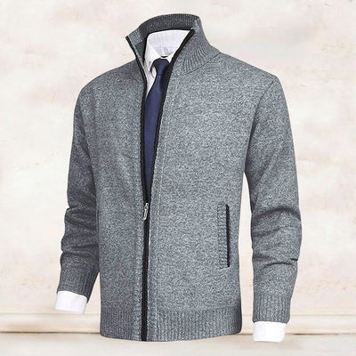 Carl | Cardigan med høj krave