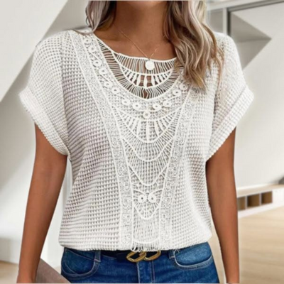 Milena | Chic og elegant blondetop