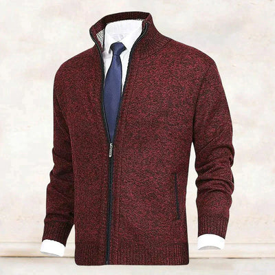 Carl | Cardigan med høj krave