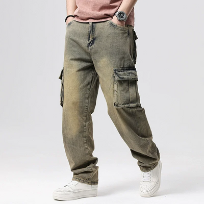 Benjamin | Denim cargo-bukser