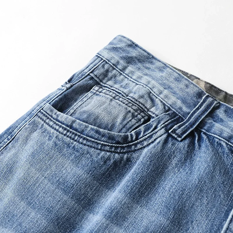 Benjamin | Denim cargo-bukser