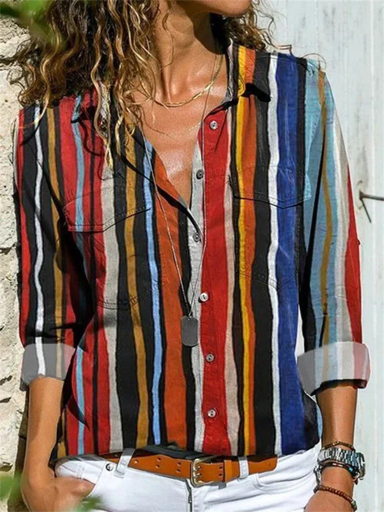 Hazel Women's Summer Blouse - Elegant Design, Comfortable Fit-3