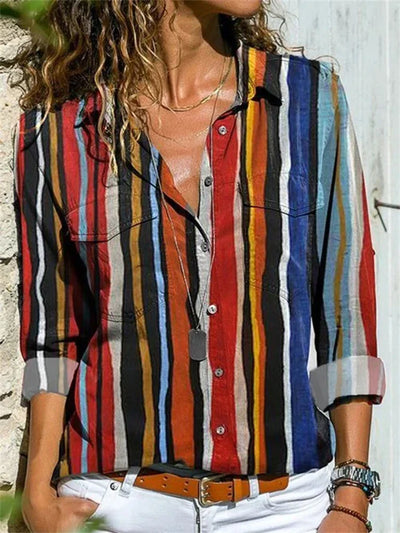 Hazel Women's Summer Blouse - Elegant Design, Comfortable Fit-3