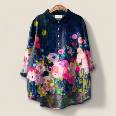 Julie | Bluse med blomsterprint