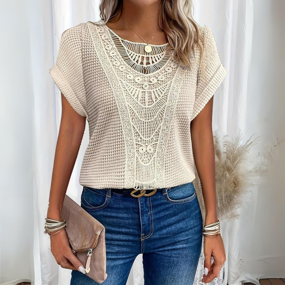 Milena | Chic og elegant blondetop
