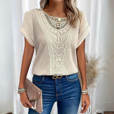 Milena | Chic og elegant blondetop