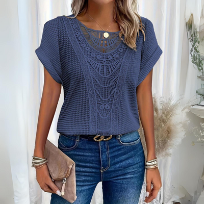 Milena | Chic og elegant blondetop