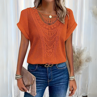 Milena | Chic og elegant blondetop