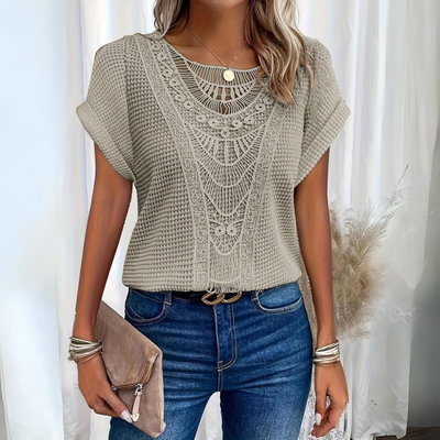 Milena | Chic og elegant blondetop