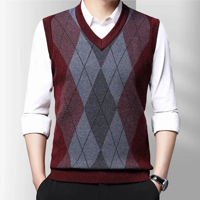 Academic Essential Knit Vest - Cross & Crown Cross & Crown