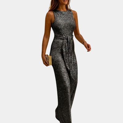 Stine | Elegant stil glitter jumpsuit