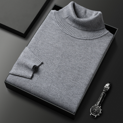 Variant image for Herre Cashmere Turtleneck Sweater – Blød Kvalitet, Elegant Trøje til Mænd-19