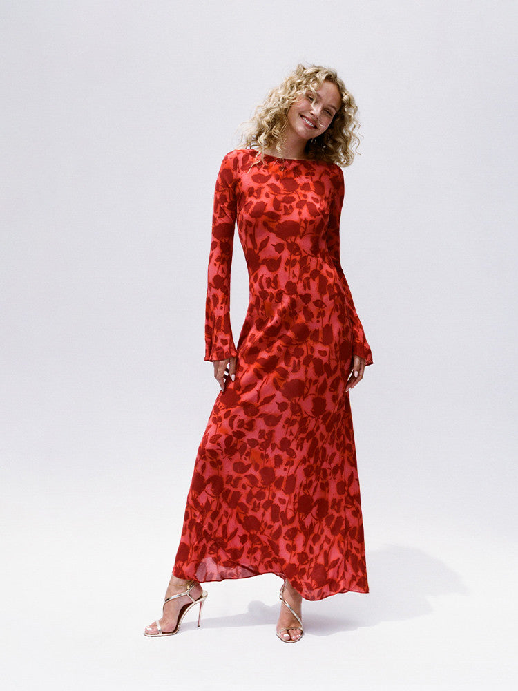 Variant image for Luna | Maxi Kjole Med Lange Ærmer - Elegant & Komfortabel-1