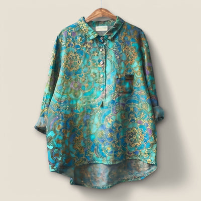 Julie | Bluse med blomsterprint