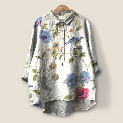 Julie | Bluse med blomsterprint