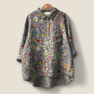 Julie | Bluse med blomsterprint