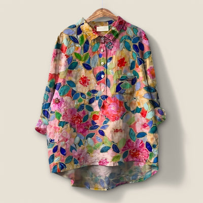 Julie | Bluse med blomsterprint