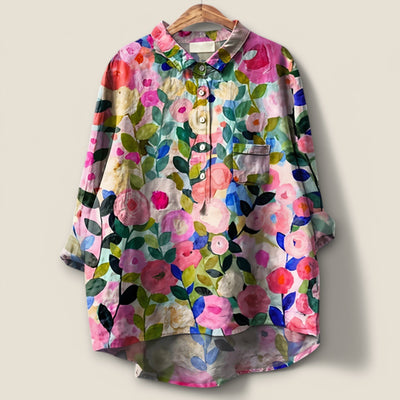 Julie | Bluse med blomsterprint