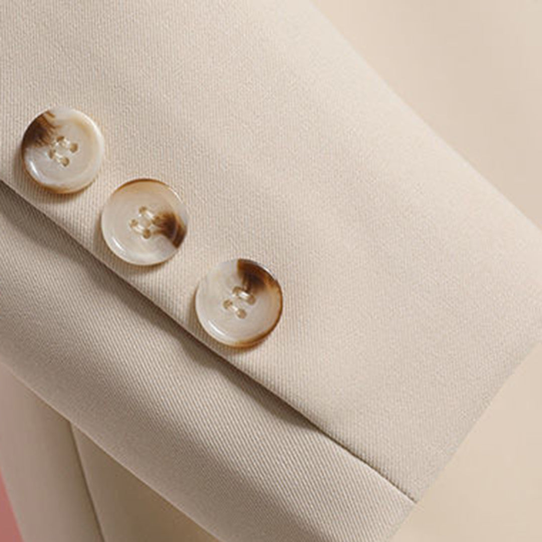 Maja | Elegant lang blazer med bælte