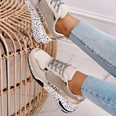 Esme Sneakers - Orthopædisk Komfort, Guld/Sølv-2