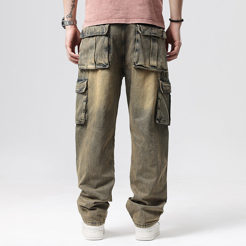 Benjamin | Denim cargo-bukser