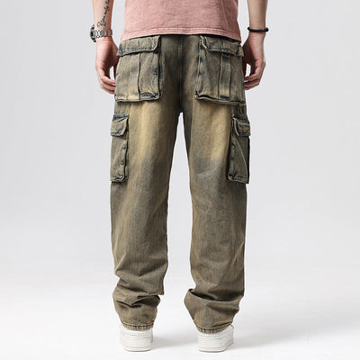 Benjamin | Denim cargo-bukser