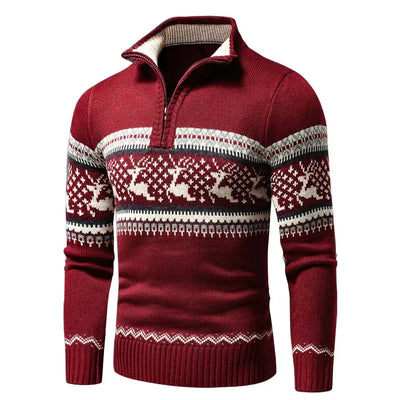 Vilius | Jersey de Navidad con cremallera