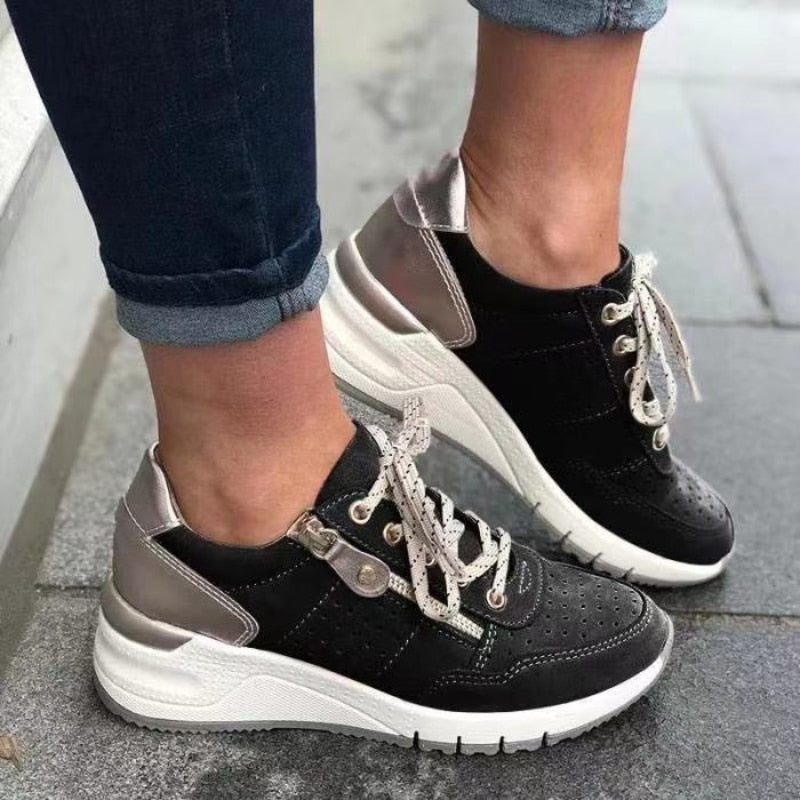 Lucia Komfort Sko – Ergonomisk Design, Bred Tåboks, Optimal Støtte-4