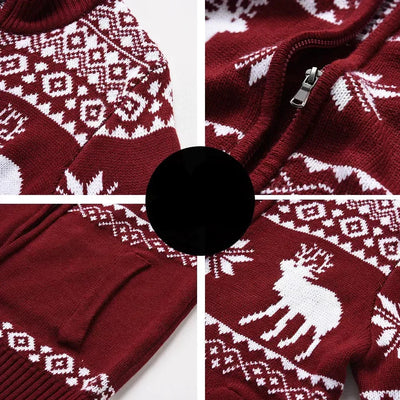Vilius | Jersey de Navidad con cremallera