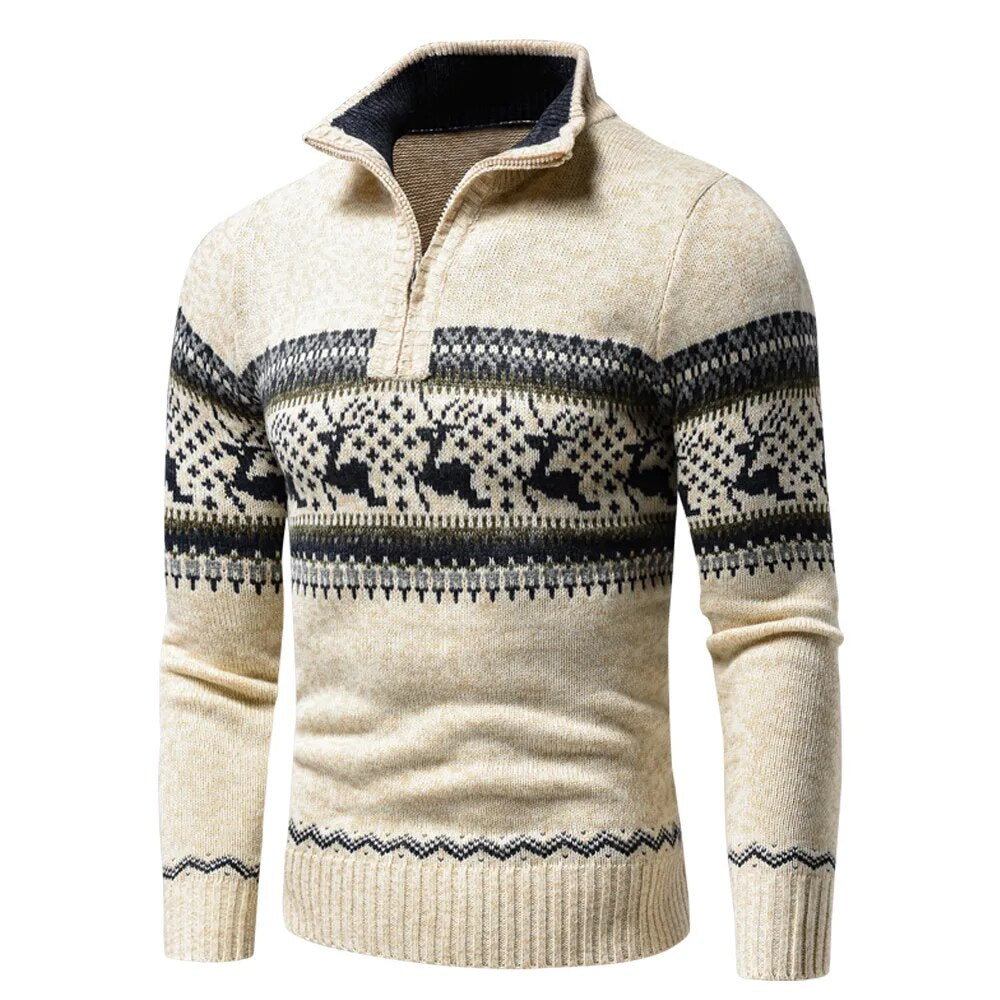 Vilius | Jersey de Navidad con cremallera