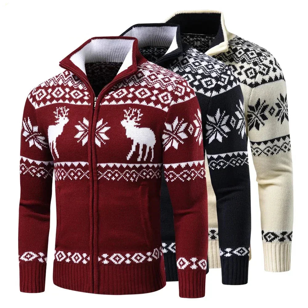 Vilius | Jersey de Navidad con cremallera