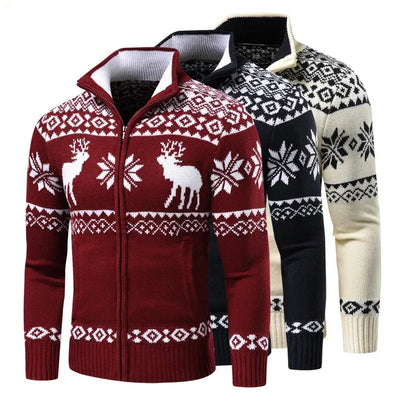 Vilius | Jersey de Navidad con cremallera