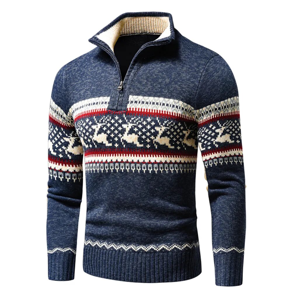 Vilius | Jersey de Navidad con cremallera