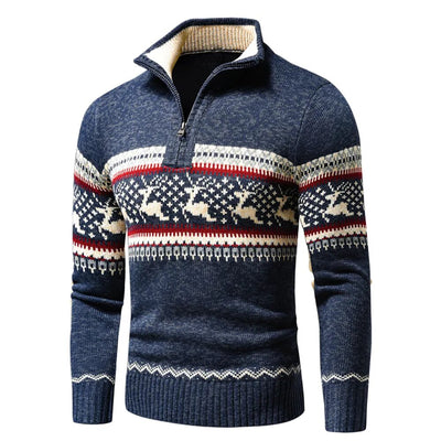 Vilius | Jersey de Navidad con cremallera