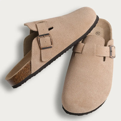 Essential Suede Clogs - Cross & Crown Cross Crown