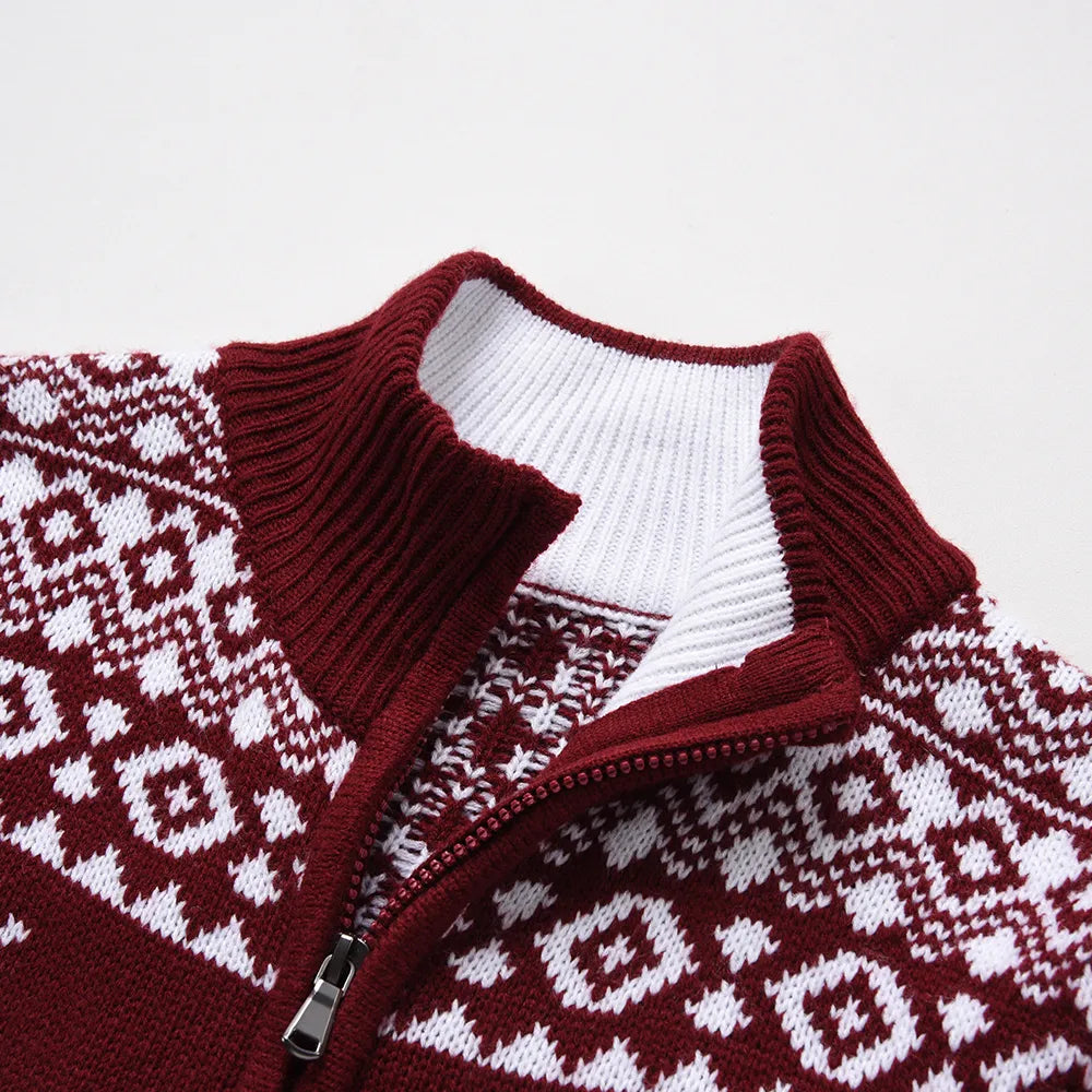Vilius | Jersey de Navidad con cremallera