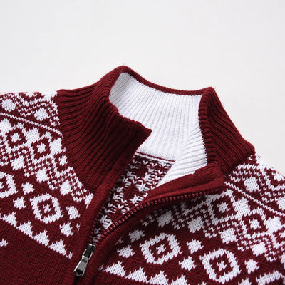Vilius | Jersey de Navidad con cremallera