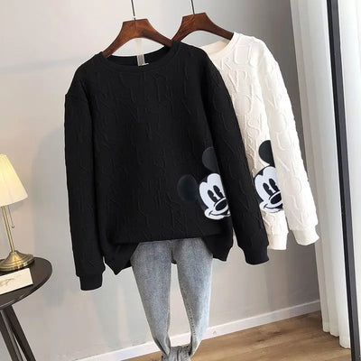 Linnea | Løs trøje med Mickey Mouse-print