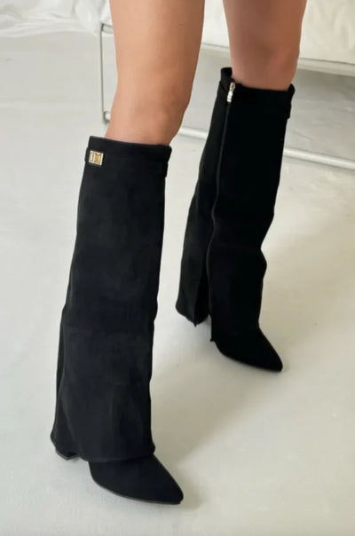 Variant image for Elisara Knielaarzen – Luksus Suede, Skjult Hæl-7