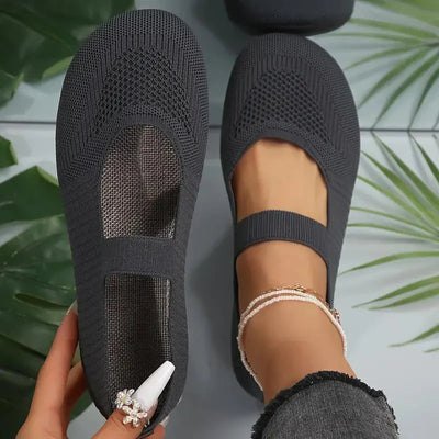 Variant image for Nyxara Slippers - Let Strikket Stof, Skridsikker Gummi-49