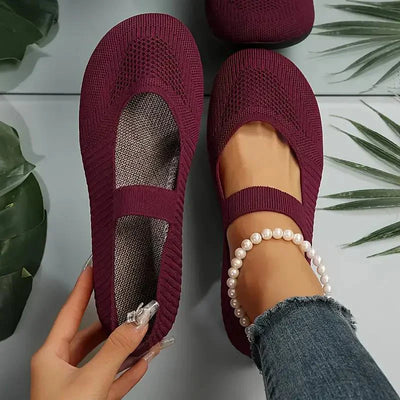 Variant image for Nyxara Slippers - Let Strikket Stof, Skridsikker Gummi-25